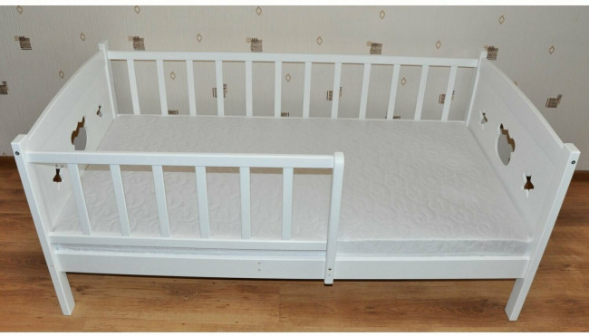 Кровать MALIKA Polar Bear 160х80 белый Кровать MALIKA Polar Bear 160х80 белый
